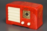 Highly Swirled Red Emerson ’Little Miracle’ AX-235 Radio